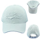 New York City NY State White Adjustable Curved Bill Adults Structured Hat Cap