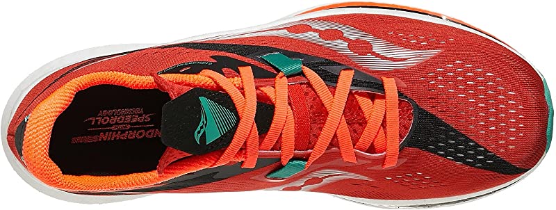 Saucony Men's Endorphin Pro 2 Running Shoes Scarlet/Black