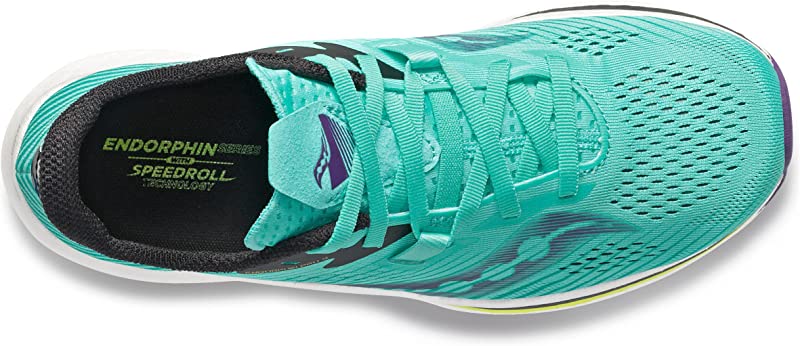 Saucony महिला एंडोर्फिन प्रो 2 रनिंग शूज़ कूल मिंट/एसिड साइज़ 10 B(M) US