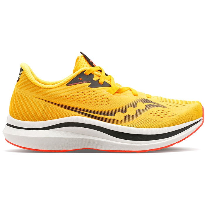 Saucony Men's Endorphin Pro 2 Running Shoes VIZIGLD/VIZIRED Size 11 D(M) US