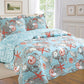 3-Piece Cotton Blend Reversible Quilt Set