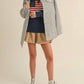Klesis - Striped Padded Oversized Shacket