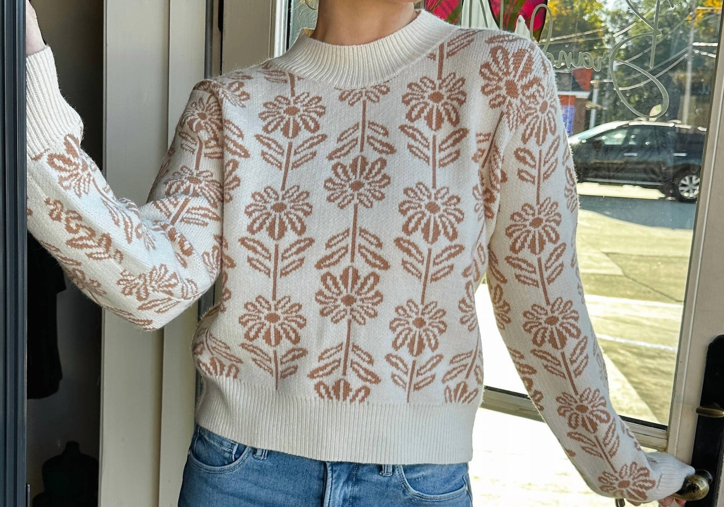 &Merci - The Amelia Floral Sweater