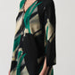 Joseph Ribkoff - Abstract Print Fit-and-Flare Tunic