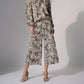 Joseph Ribkoff - Snakeskin Print Off-shoulder Top