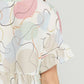 Entro - Abstract Peplum Top