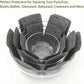 12 Piece Multi Size Felt Pot and Pan Protectors for Stacking