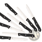 12 Piece Carbon Steel Kitchen Knife Set with Abs Handles