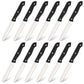 12 Piece Carbon Steel Kitchen Knife Set with Abs Handles