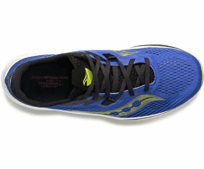 Saucony पुरुषों के एंडोर्फिन प्रो 2 रनिंग शूज़ ब्लू रेज़/एसिड साइज़ 11 D(M) US