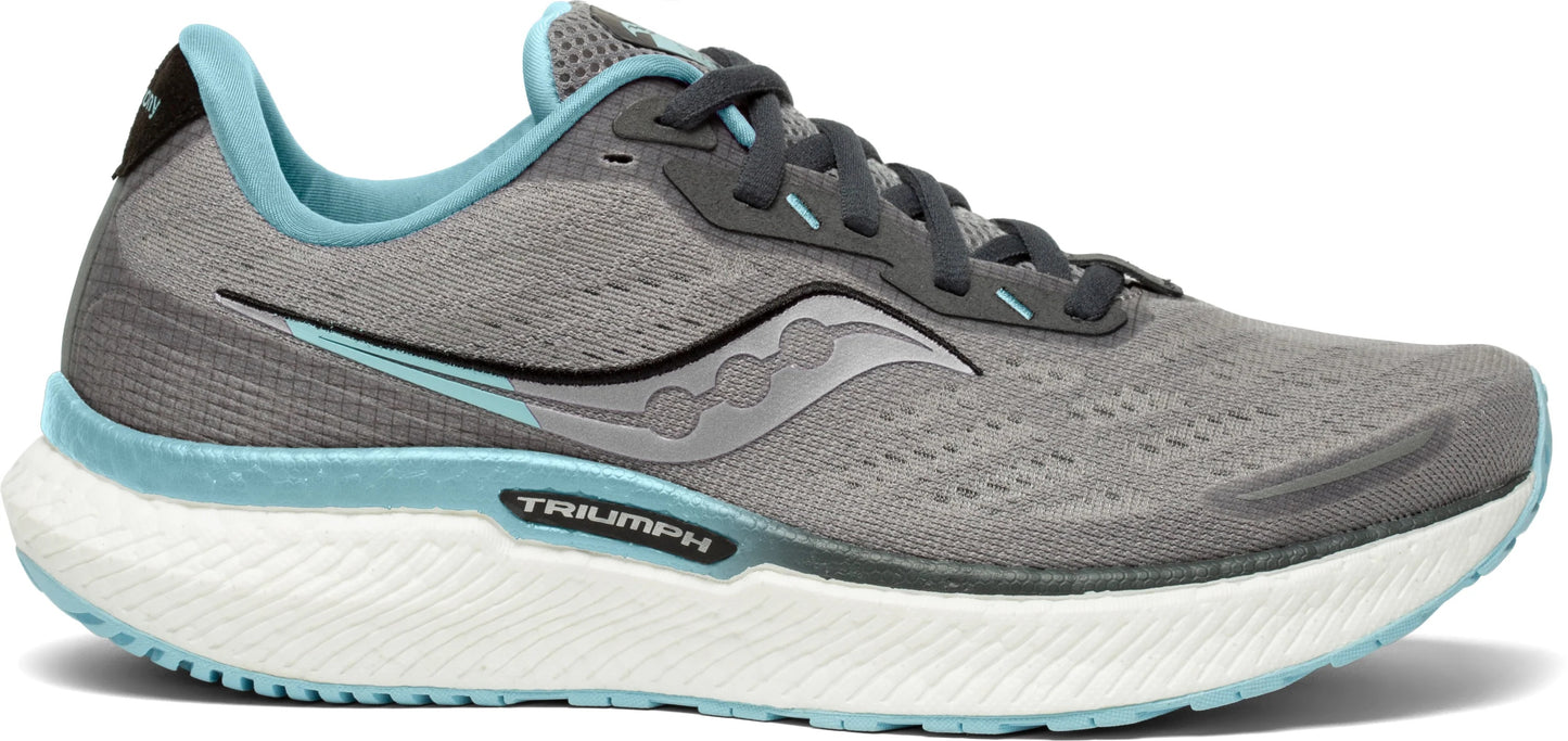 Saucony महिला ट्राईम्फ 19 रनिंग शूज़ अलॉय/पाउडर
