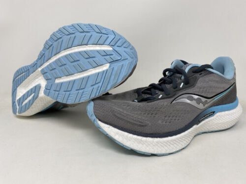 Saucony महिला ट्राईम्फ 19 रनिंग शूज़ अलॉय/पाउडर