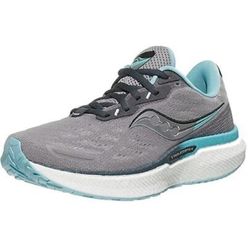 Saucony महिला ट्राईम्फ 19 रनिंग शूज़ अलॉय/पाउडर