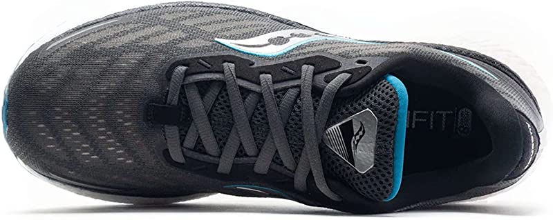 Saucony Men's Triumph 19 Running Shoes Shadow/Topaz Size 12 D(M) US