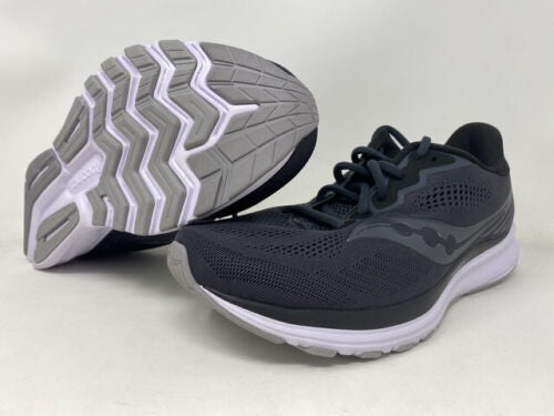 Saucony महिलाओं के राइड 14 रनिंग शू चारकोल/ब्लैक
