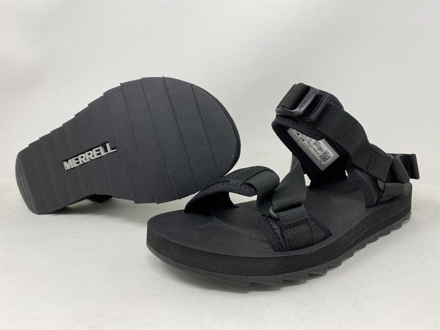 मेरेल पुरुषों के एल्पाइन स्ट्रैप स्नीकर ब्लैक