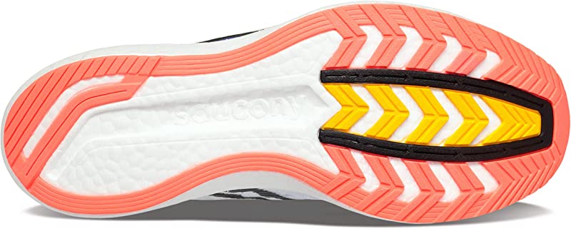 Saucony पुरुषों के एंडोर्फिन स्पीड 2 रनिंग शूज़ व्हाइट/ब्लैक/विज़ी