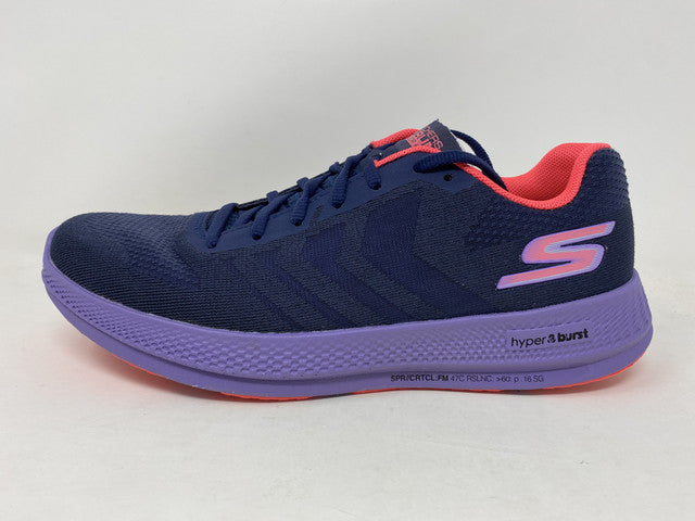 Skechers Women's Go Run Razor 3+ Running Shoes Navy/ Purple Size 7.5 B(M) Us
