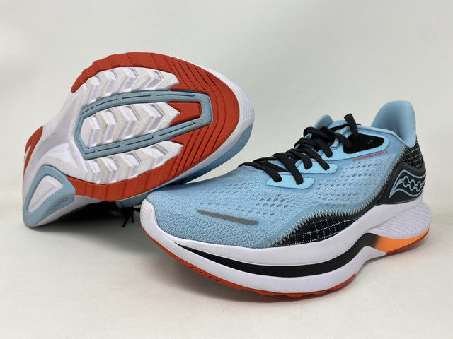 Saucony Women's Endorphin Shift 2 Running Shoes Powder/Scarlet Blue Size 10 B(M) Us