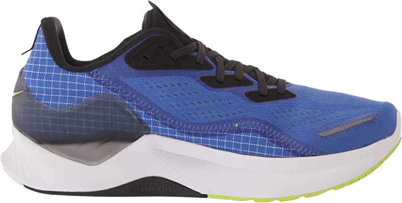 Saucony पुरुषों के एंडोर्फिन शिफ्ट 2 रनिंग शूज़ ब्लू रेज़/एसिड