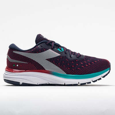 Diadora Men's Mythos Blushield 6 Running Shoe Blue Corsair/Lychee