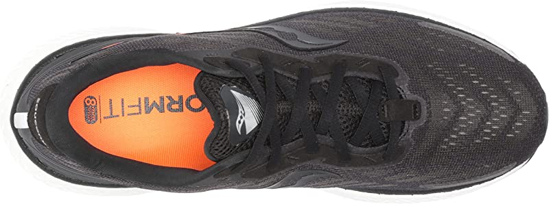 Saucony पुरुषों के Triumph 19 रनिंग शूज़ ब्लैक/व्हाइट