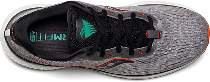 Saucony Men's Triumph 19 Running Shoes Alloy/FIRE