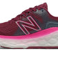 New Balance Women's More v3 Running Shoes Garnet/Pink Glo
