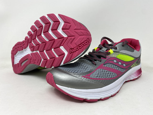 Saucony गर्ल का गाइड 10 रनिंग शूज़ ग्रे