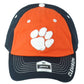 NCAA Clemson Tigers Two Colors Relaxed Curved Bill Adjustable Adults Hat Cap