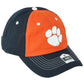 NCAA Clemson Tigers Two Colors Relaxed Curved Bill Adjustable Adults Hat Cap