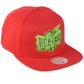 NBA Mitchell Ness Houston Rockets Original Fit Red Snapback Flat Bill Hat Cap