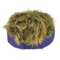MLB Colorado Rockies Creed Flair Purple Brown Hair Visor Faux Fur Hat Cap