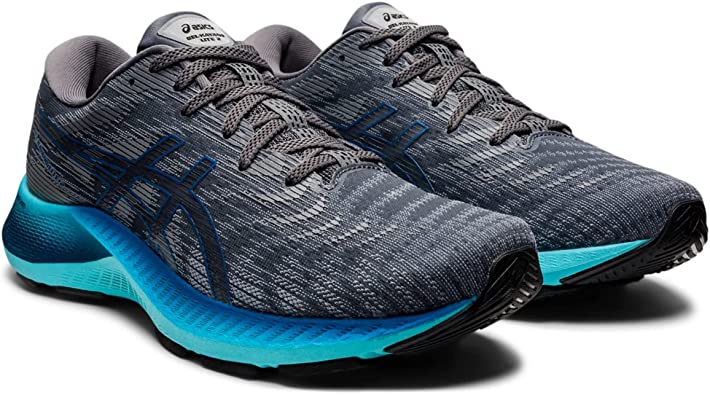 ASICS पुरुषों के जेल-कायानौ लाइट 2 रनिंग शूज़ मेट्रापॉलिस/लेक ड्राइव