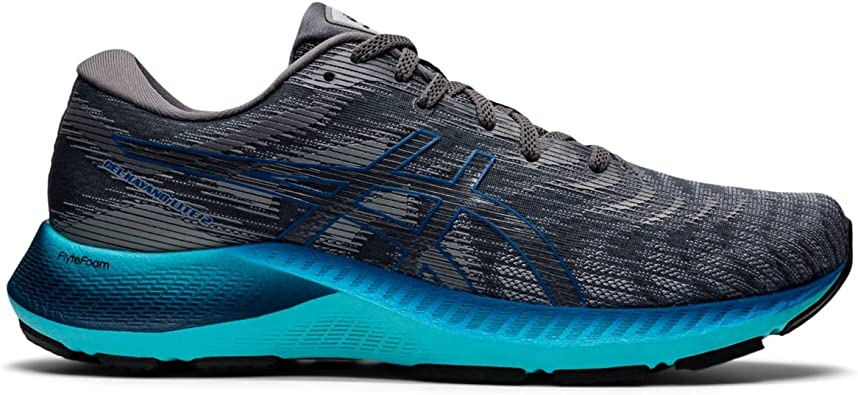 ASICS पुरुषों के जेल-कायानौ लाइट 2 रनिंग शूज़ मेट्रापॉलिस/लेक ड्राइव