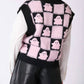 Peach Love - Pinky Boo 3d Yarn Ghost Halloween Vest