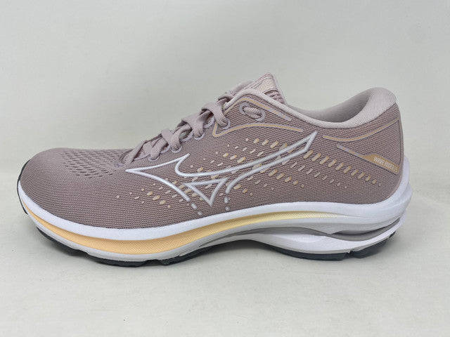 Mizuno Women's Wave Rider 25 Running Shoes Pale Lilac/White Purple Size 12 B (M) Us
