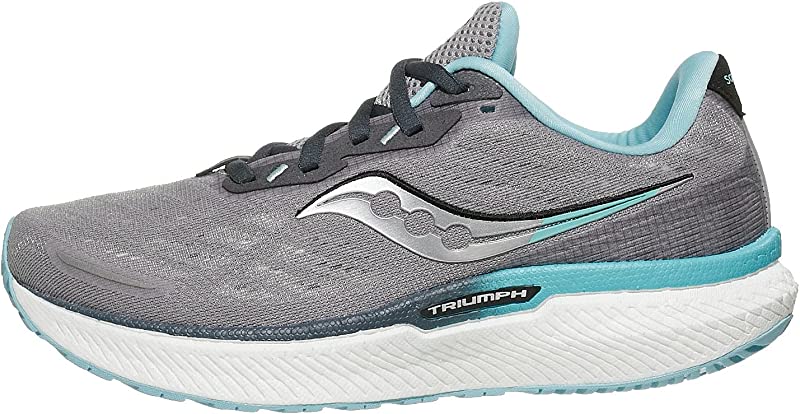 Saucony महिला कोर ट्रायम्फ 19 रनिंग शूज़ अलॉय/पाउडर साइज़ 11.5 B (M) US