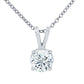 Diana M Jewels - 14kt 2.00 Cts Excellent Cut Lab Grown Diamond Solitaire Pendant Necklace