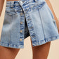 Anniewear - Katelyn Button Mini Skort