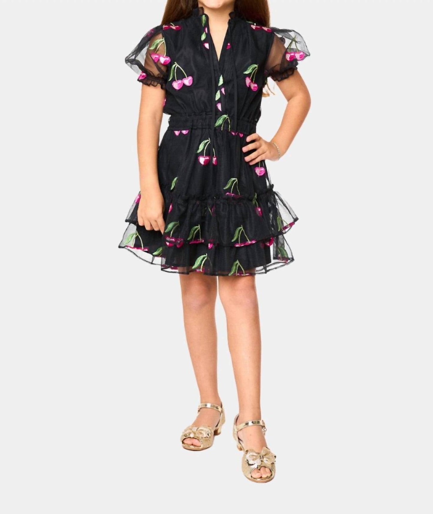 Buddylove - Girl's Mini Clementine Wild Cherries Dress