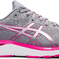 ASICS महिलाओं के जेल क्यूम्यलस 24 रनिंग शूज़ शीट रॉक/पिंक/ग्रे 10 B (M) यूएस