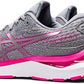 ASICS महिलाओं के जेल क्यूम्यलस 24 रनिंग शूज़ शीट रॉक/पिंक/ग्रे 10 B (M) यूएस