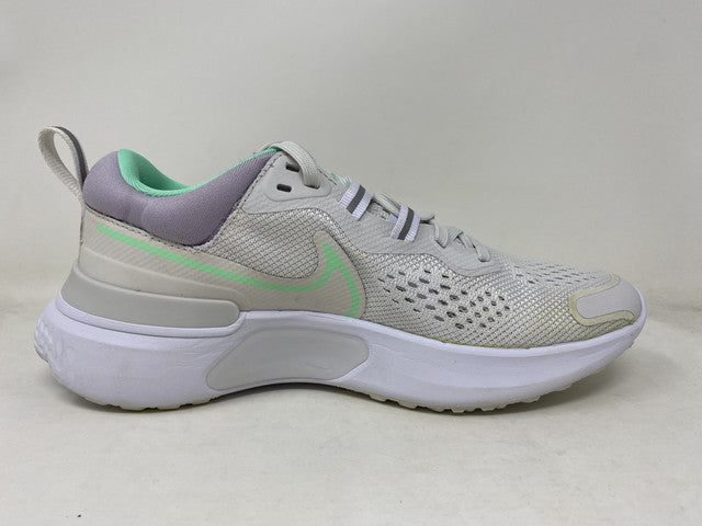 Nike Women's React Miler 2 Running Shoes Platinum Green Size 6.5 B (M) Us