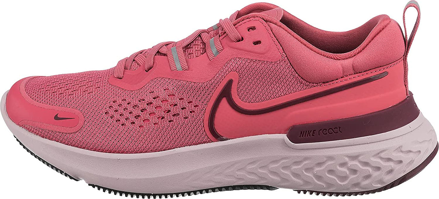 Nike Women's React Miler 2 Running Shoes Archaeo Pink/Beetroot Size 6 B Medium US