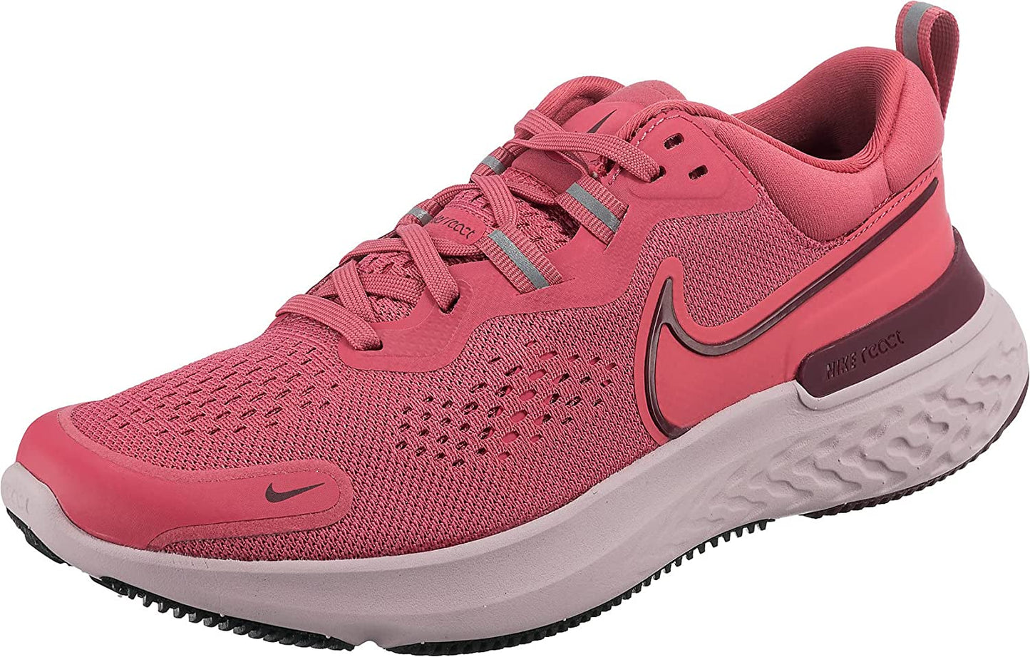 Nike Women's React Miler 2 Running Shoes Archaeo Pink/Beetroot Size 6.5 B Medium US