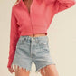 Aemi + Co - Deva Cropped Hooded Jacket