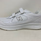 New Balance Women's 577 V1 Hook & Loop Walking Shoes White Size 8.5 2E X Wide Us