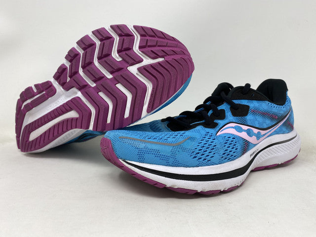 Saucony महिला ओम्नी 20 रनिंग शूज़ नीला साइज़ 9.5 B मीडियम US