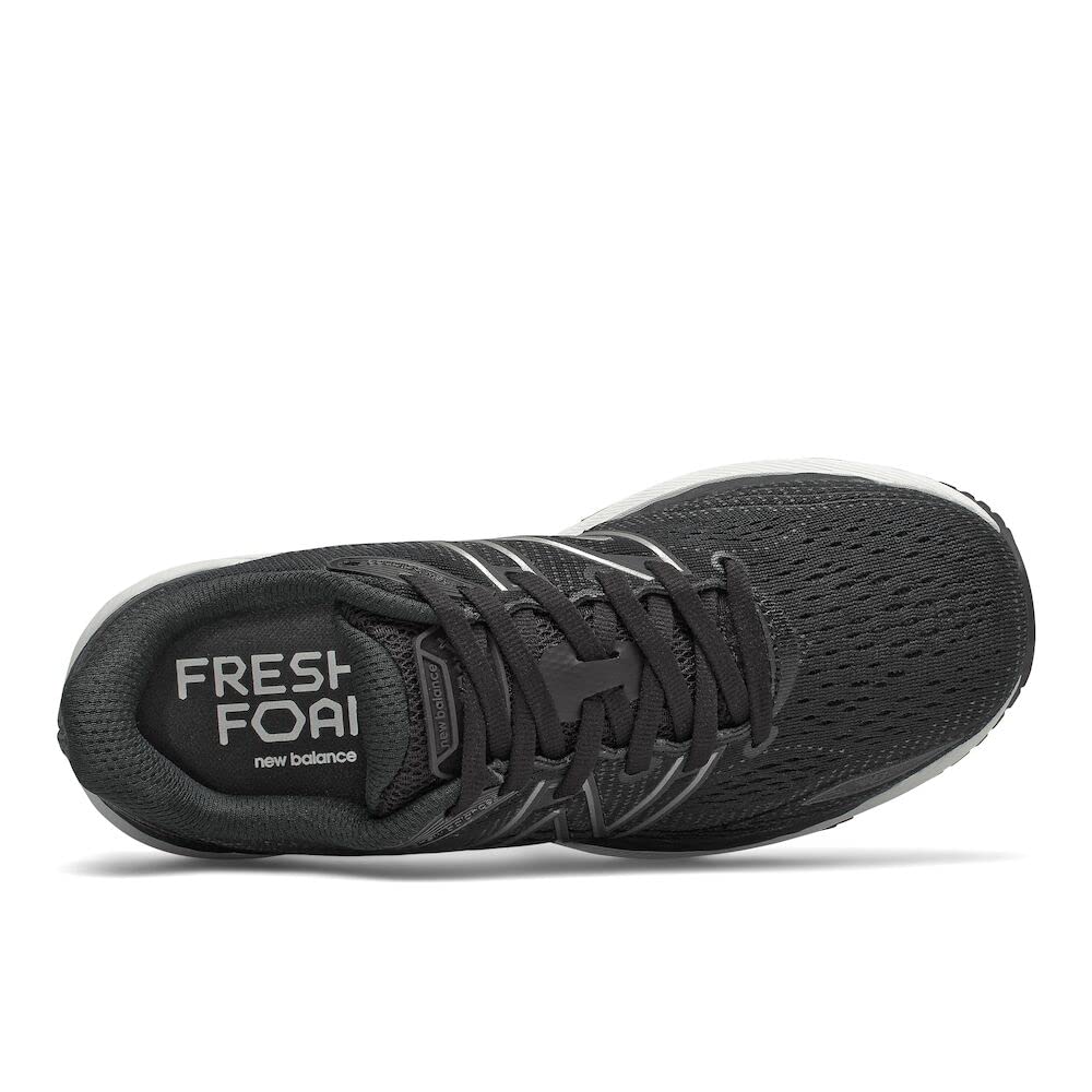New Balance Women's X 860 V12 Running Shoes Black/White Size 6 B Medium US